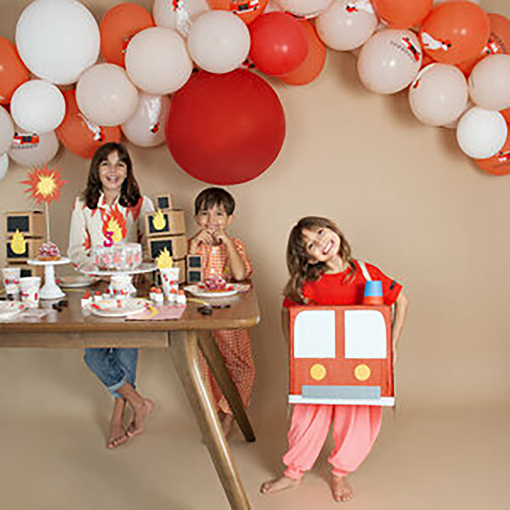 My Little Day Paper Cups, Firefighter Theme - Set of 8