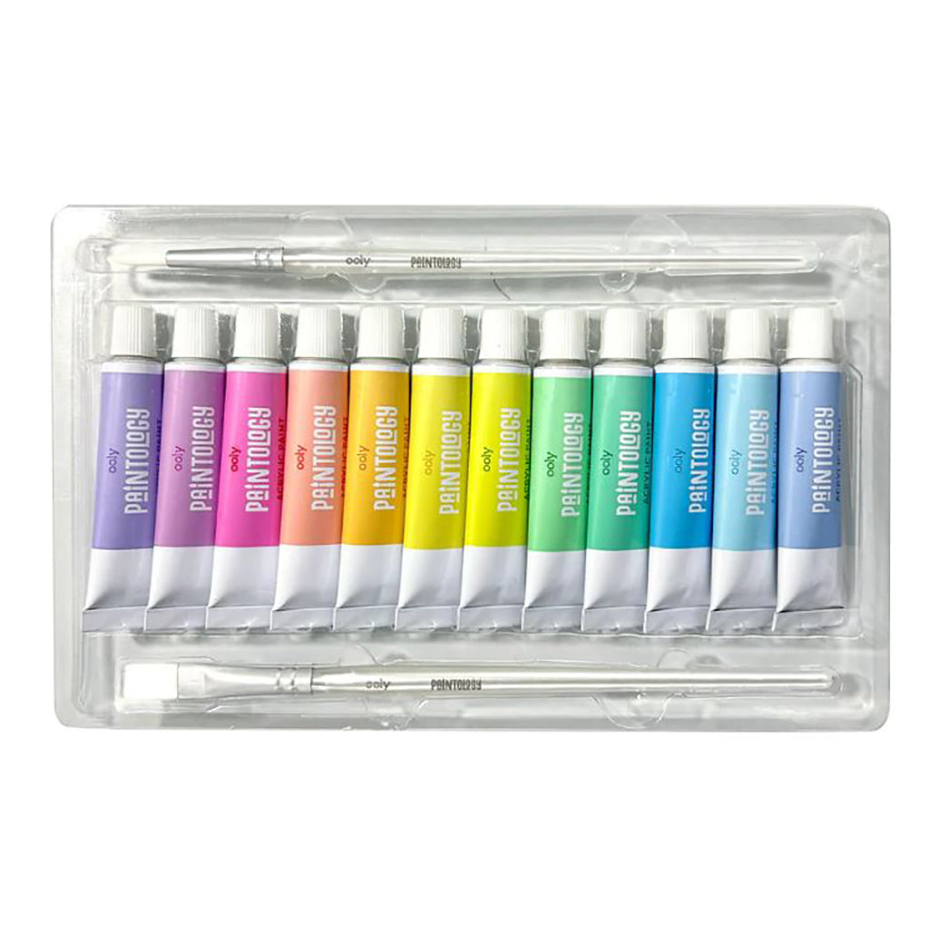 Ooly Acrylic Paint Set with 12 Pastel Colors