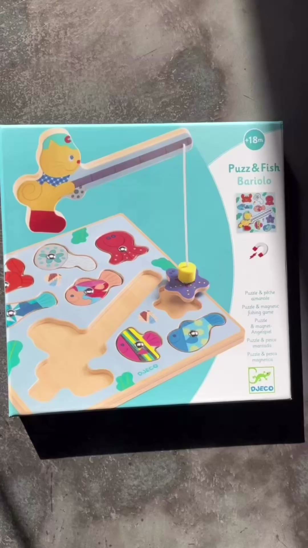 Djeco Fiskespil, Puzz &amp; Fish - Fiskerkat