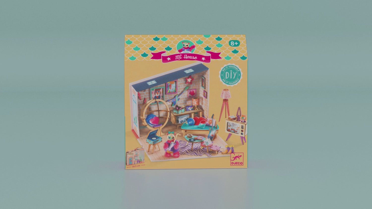 Djeco Mi House, DIY Miniature Dollhouse - Stella