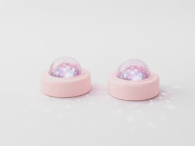Produktvideo som viser Lalarma Disco Duo - rose i brug
