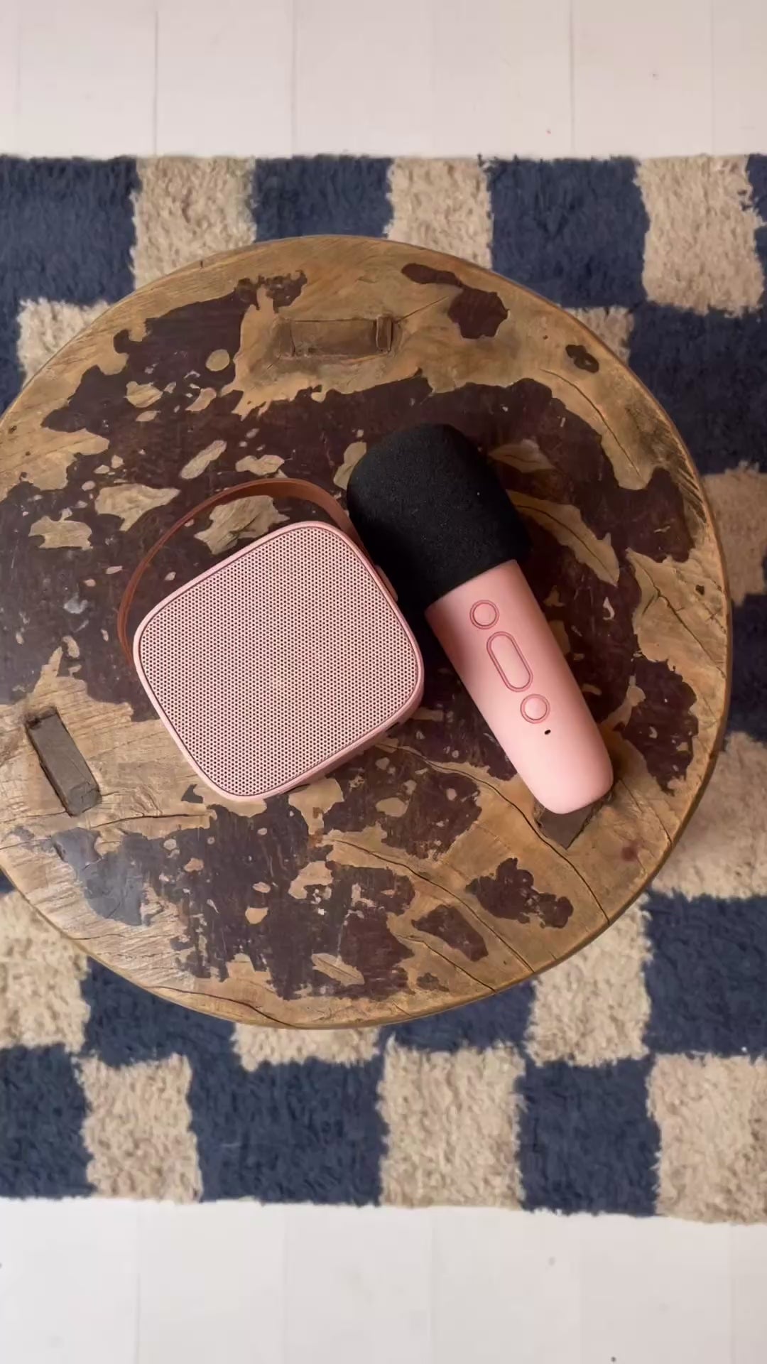 Lalarma trådløs karaoke højtaler, Rose