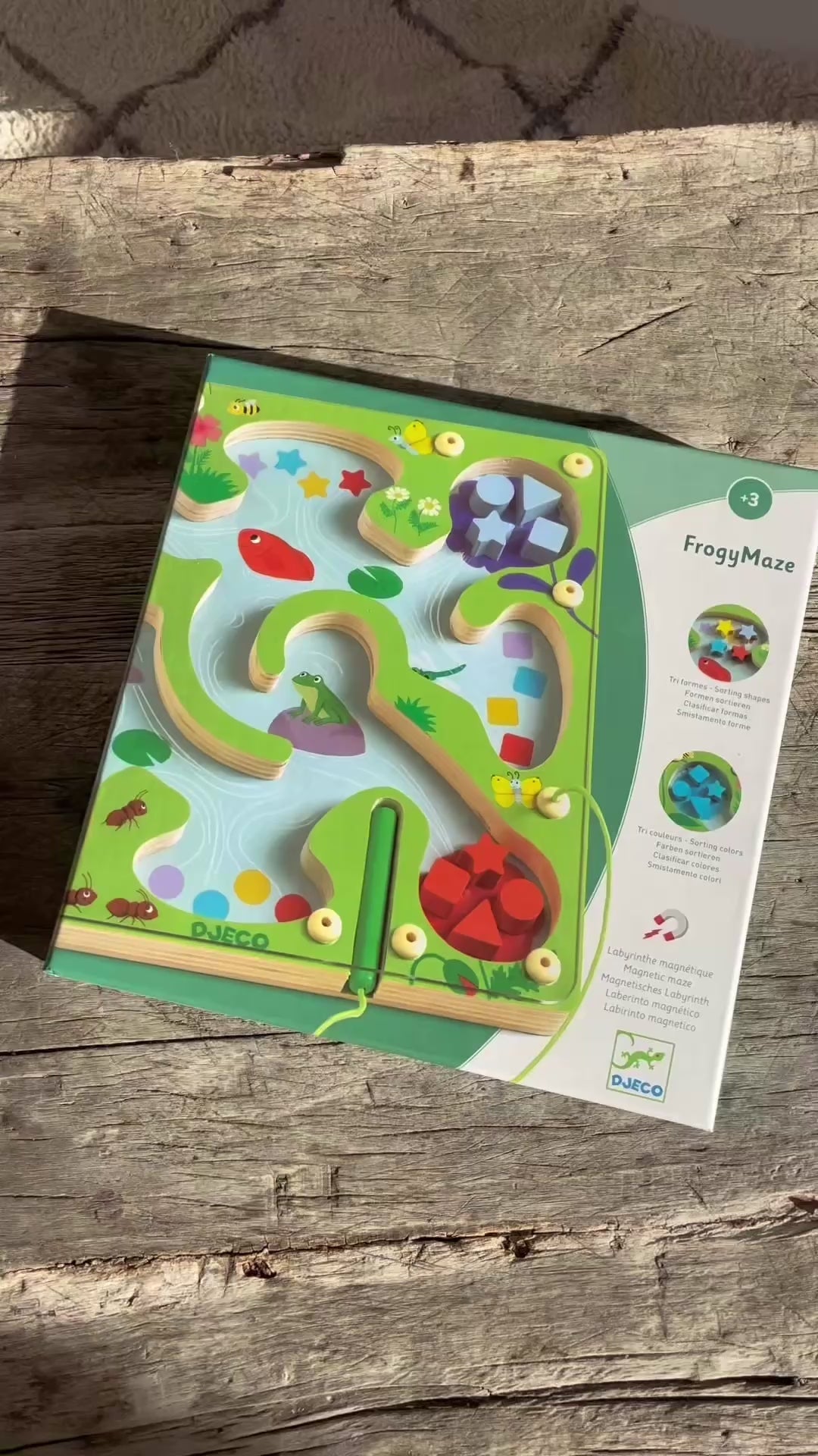 Djeco magnetisk frølabyrint