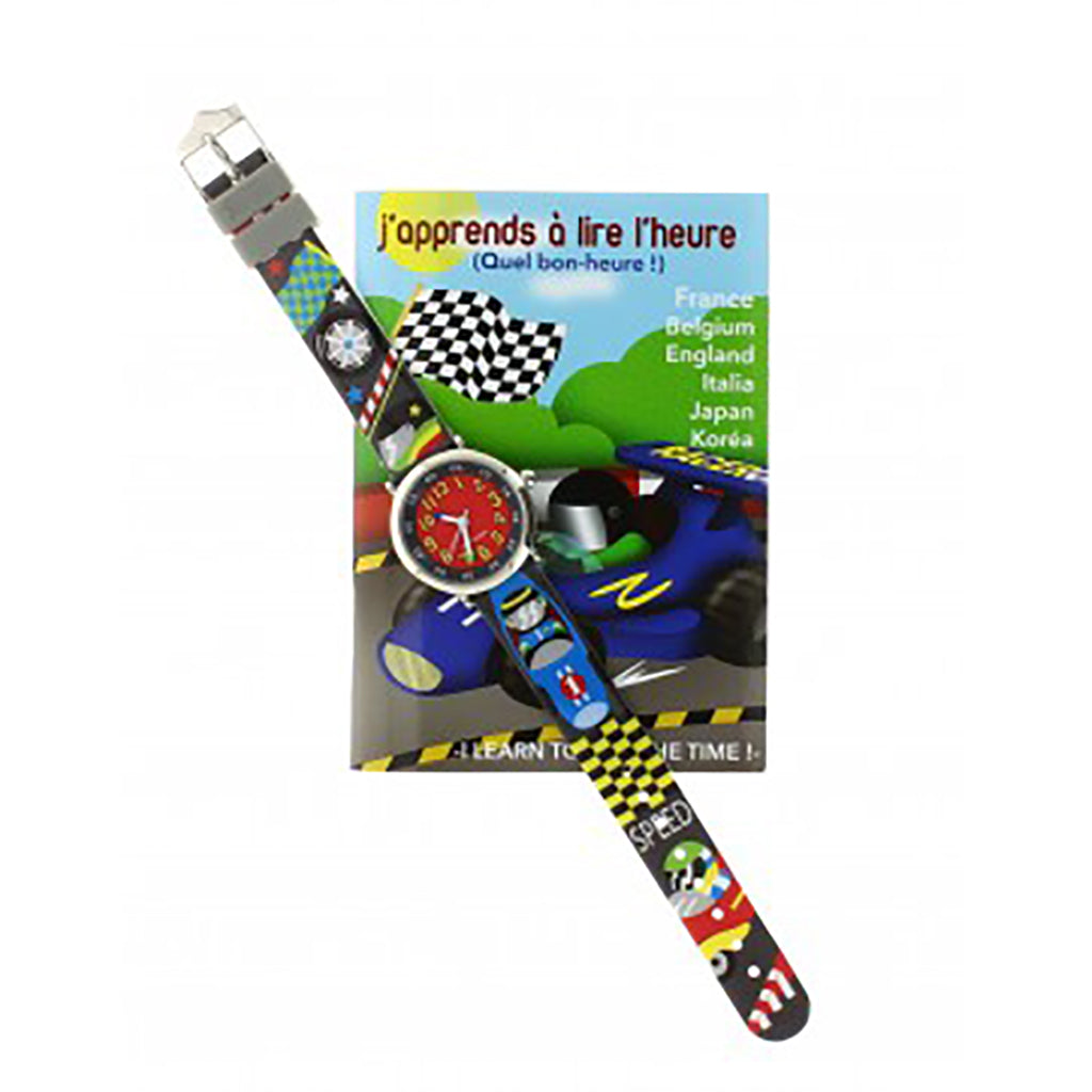 Babywatch Kids Watch, Race Car Driver - Educational Watch for Ages 6-9