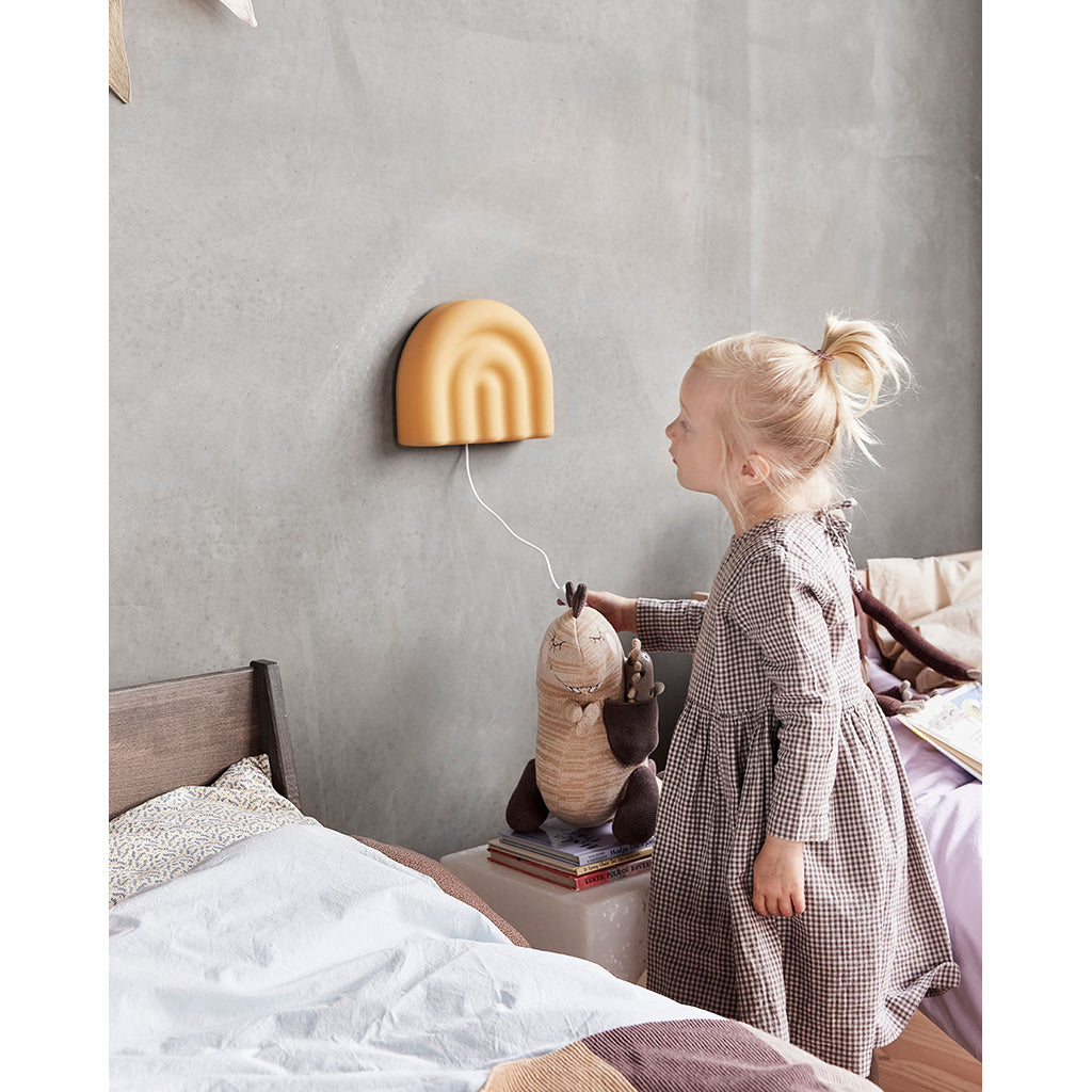 OYOY Wall Lamp, Rainbow - Light Rubber