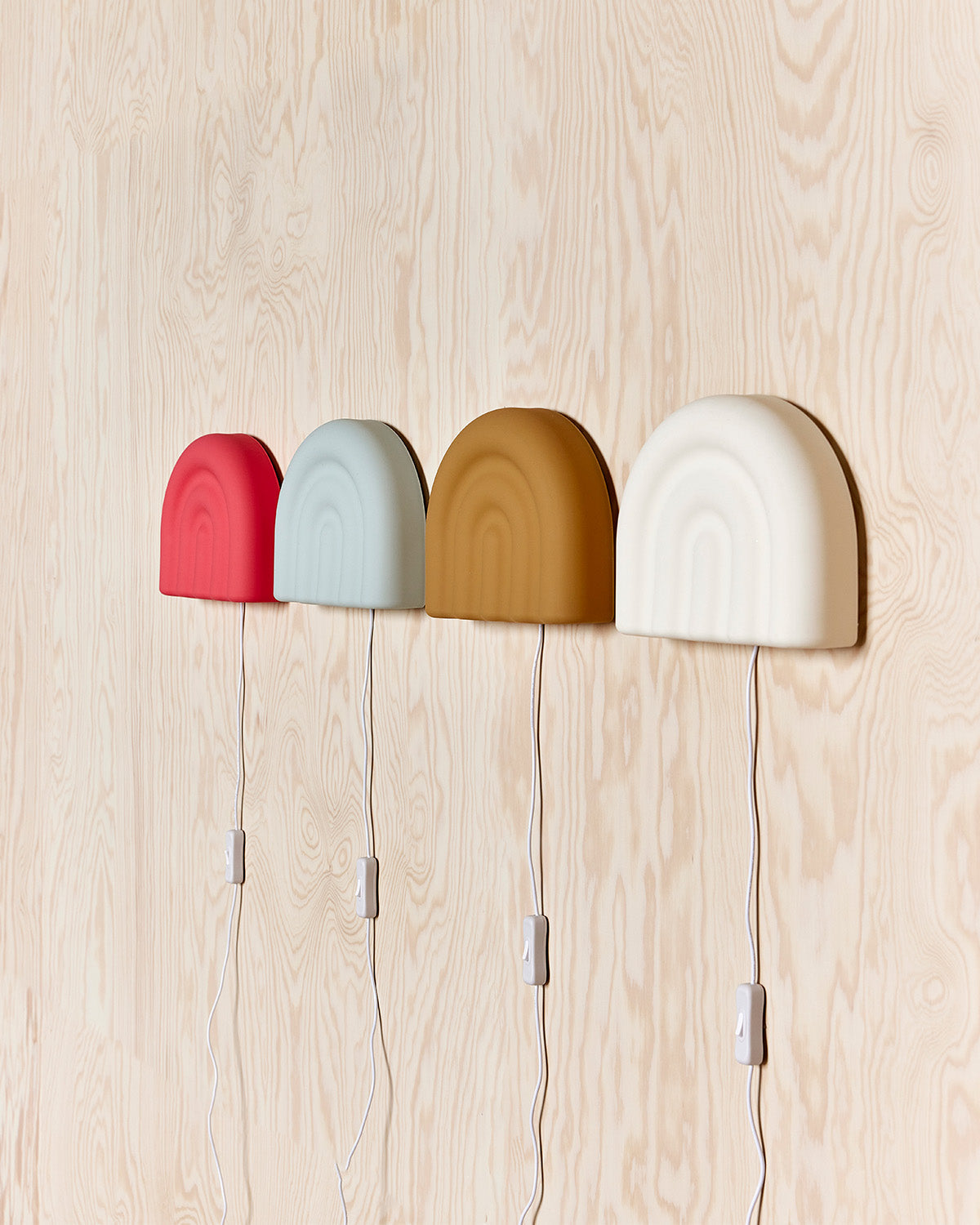 OYOY Wall Lamp, Rainbow - Cherry Red
