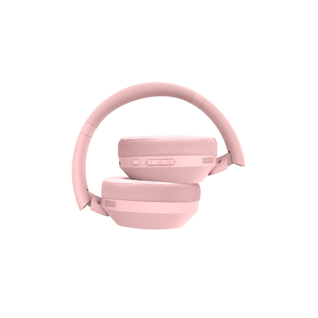 Lalarma Hybrid Active Noise-Cancelling Headphones for Kids - Pink