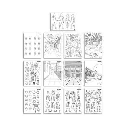 KidyDraw Drawing Tablet with Light, Manga