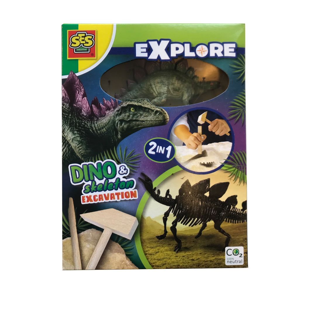 SES Creative, Explore, Dig Out - Stegosaurus and Skeleton