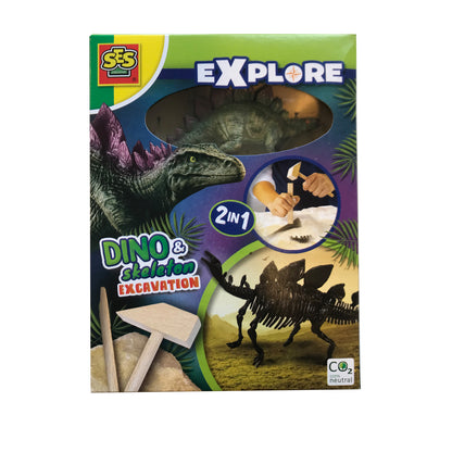 SES Creative, Explore, Dig Out - Stegosaurus and Skeleton