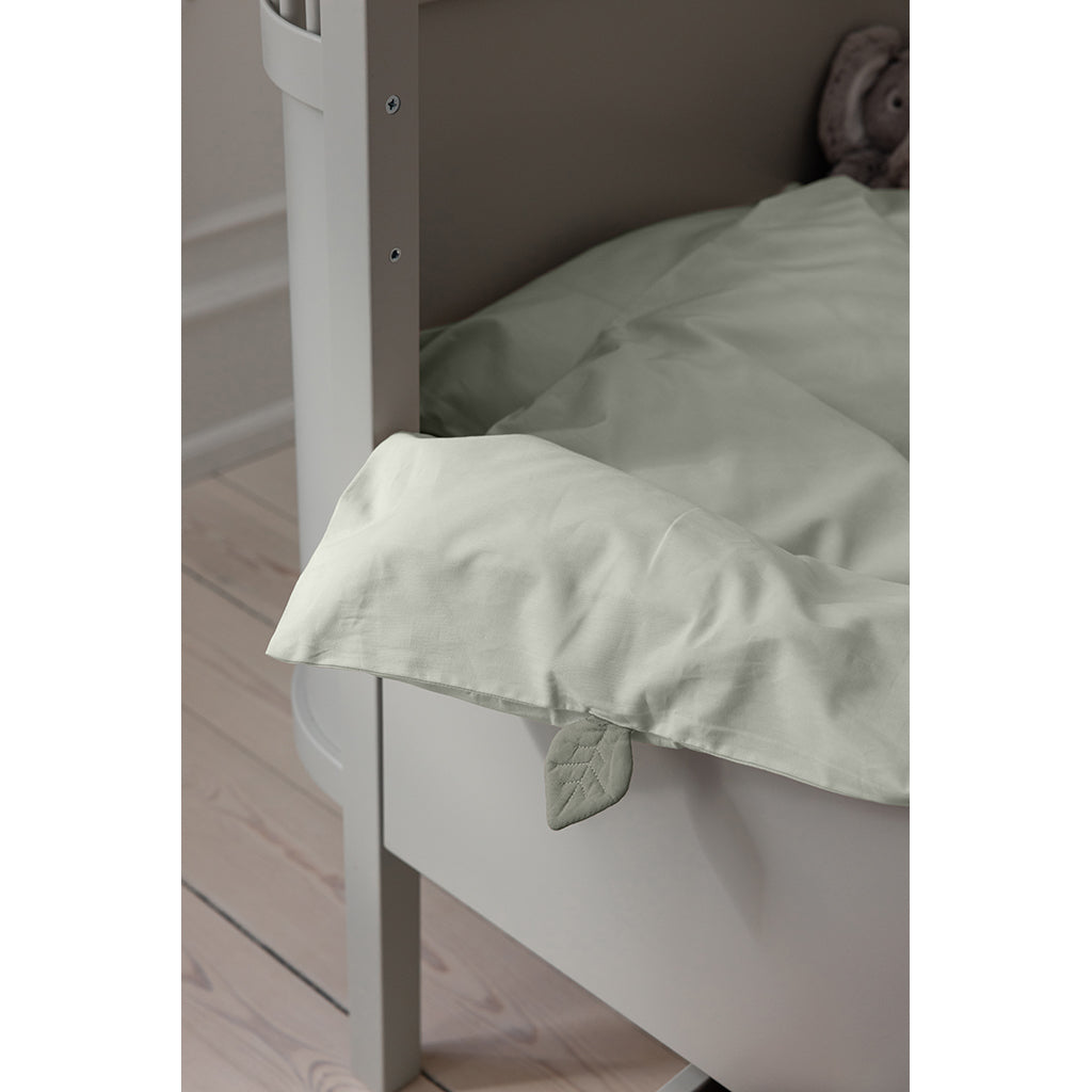 Sebra Junior Bed Linen, Organic – Mist Green