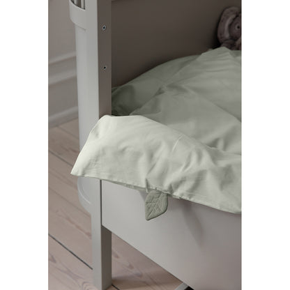 Sebra Junior Bed Linen, Organic – Mist Green