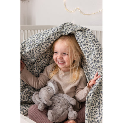 Sebra Junior Bedding, Organic - Blue Olive