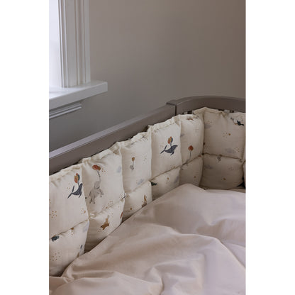 Sebra Cot Bumper, Kapok - World of Sebra