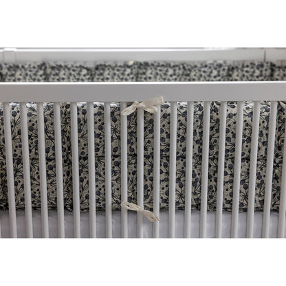 Sebra Bed Bumper, Kapok - Blue Olive