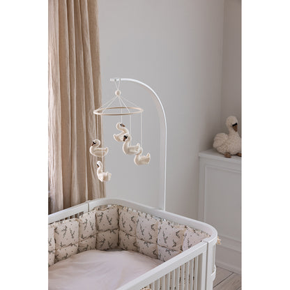 Sebra Bed Bumper, Kapok - Powder Blossom