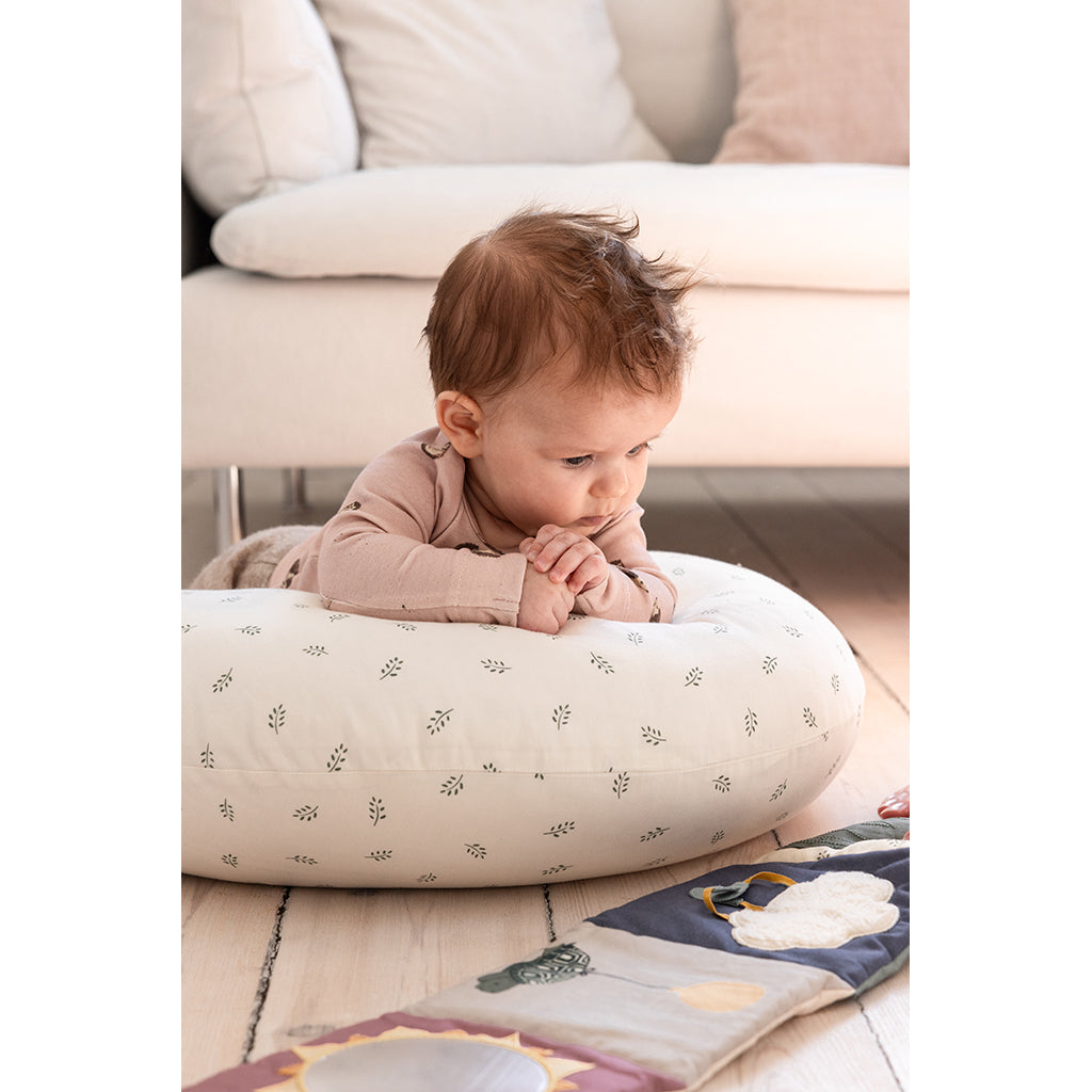 Sebra Nursing Pillow, Organic Cotton - Sophora Leaves