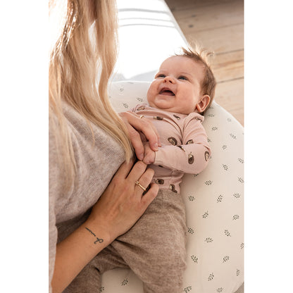 Sebra Nursing Pillow, Organic Cotton - Sophora Leaves