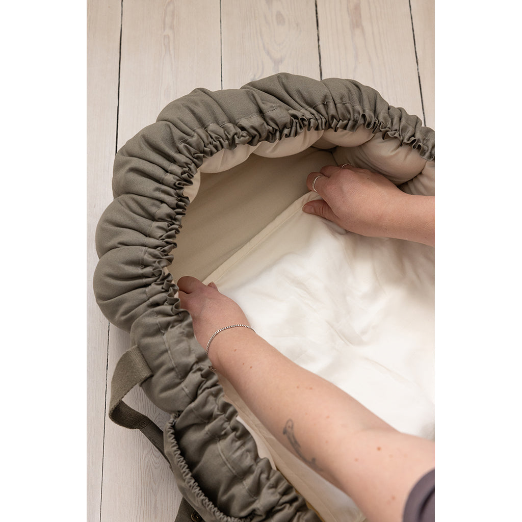 Sebra Waterproof Sheet for 3-in-1 Babynest, Moonlight Beige