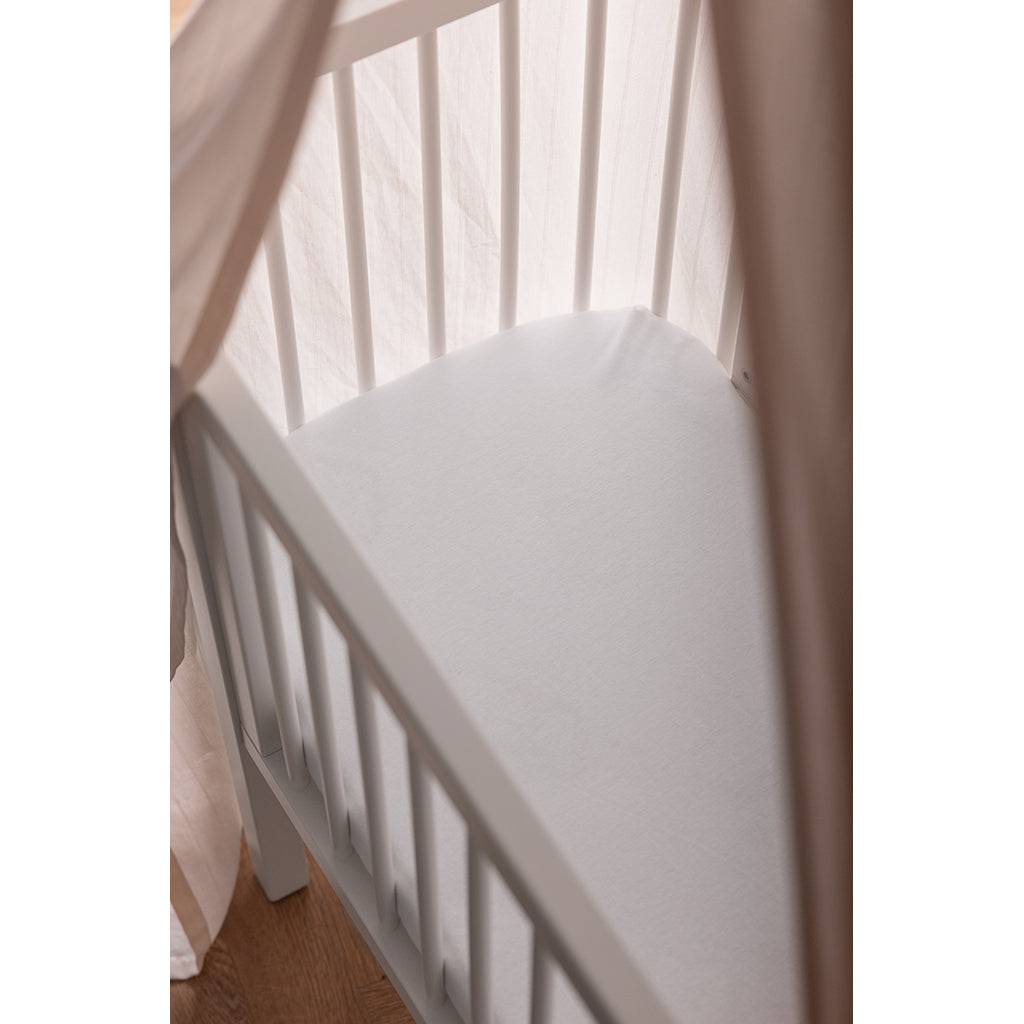 Sebra Jersey Stretch Fitted Sheet for Sebra Bedside Crib, 40 x 85 cm