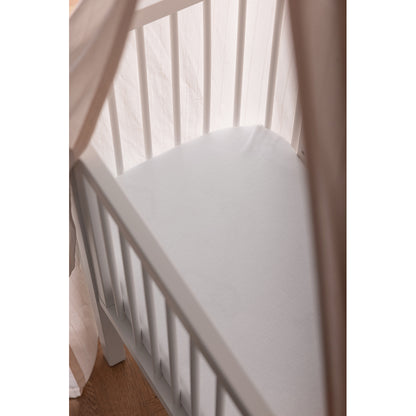 Sebra Jersey Stretch Fitted Sheet for Sebra Bedside Crib, 40 x 85 cm