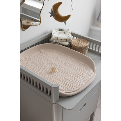 Sebra 6-Layer Muslin Changing Pads, Set of 2 - Rose