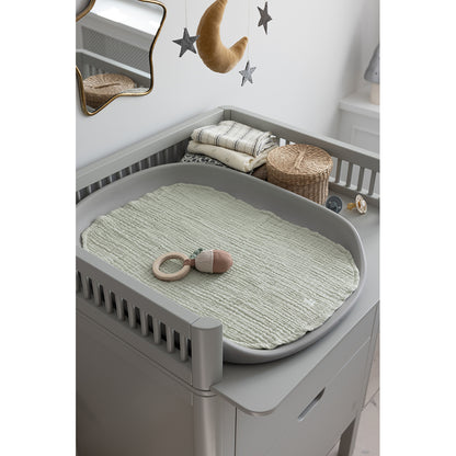 Sebra Changing Pads 6-Layer, Set of 2 - Muslin Green