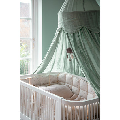 Sebra Bed Canopy, Cloud - Dusty Green