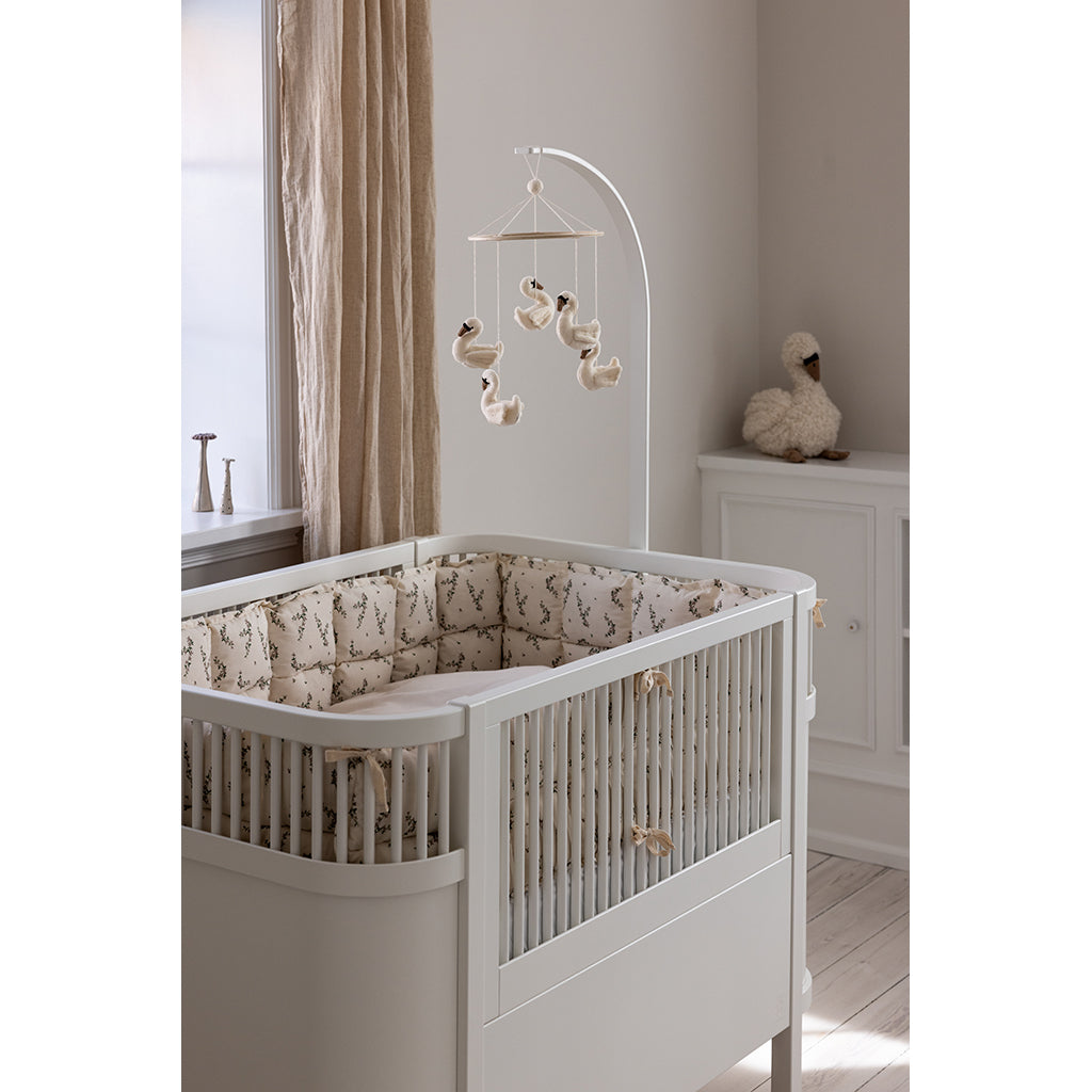 Sebra Bed Bumper, Kapok - Powder Blossom