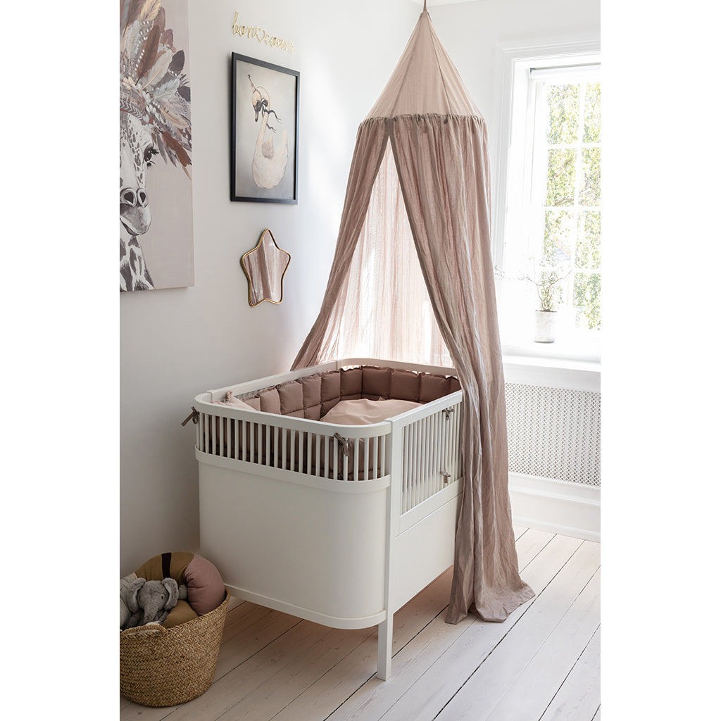 Sebra Bed Canopy, dobby-woven – Jetty Beige