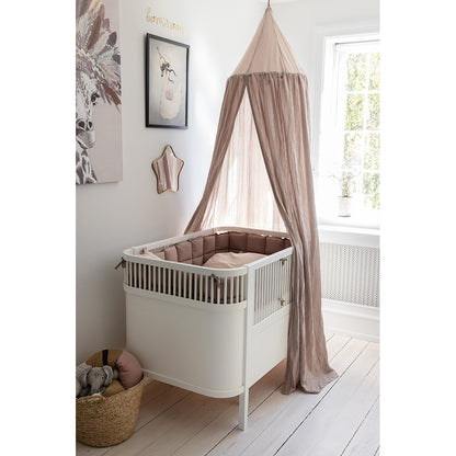 Sebra Bed Canopy, dobby-woven – Jetty Beige