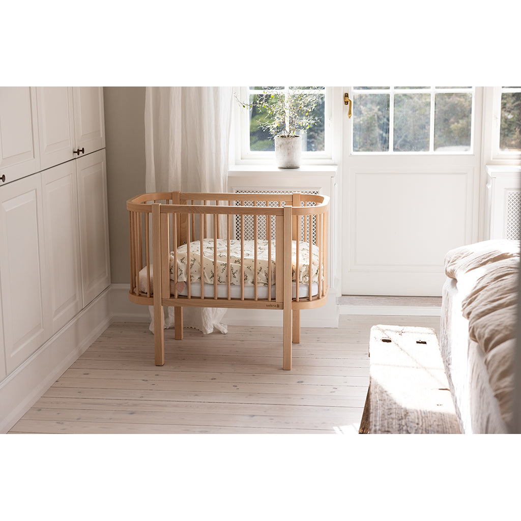 Sebra Baby Bed, Bedside Crib - Wooden Edition