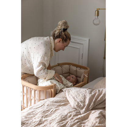 Sebra Baby Bed, Bedside Crib - Wooden Edition