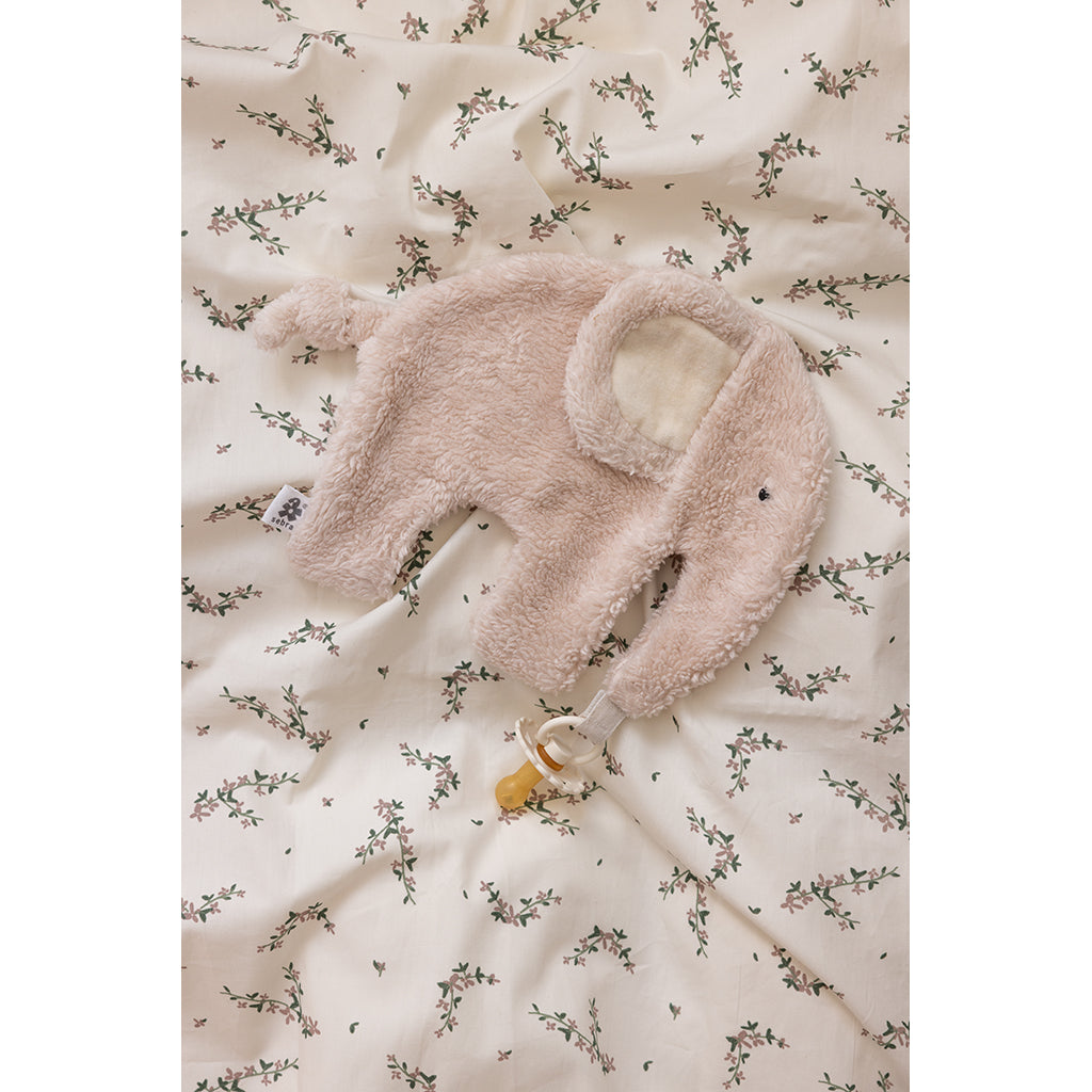 Sebra Security Blanket and Pacifier Holder - Pink Elephant