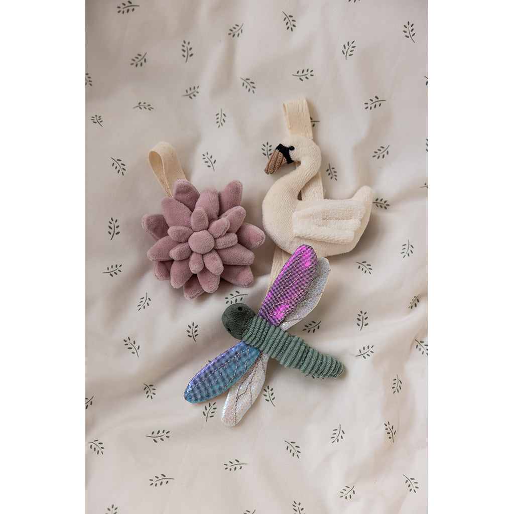 Sebra Activity Toys, Set of 3: Flower, Dragonfly, Swan