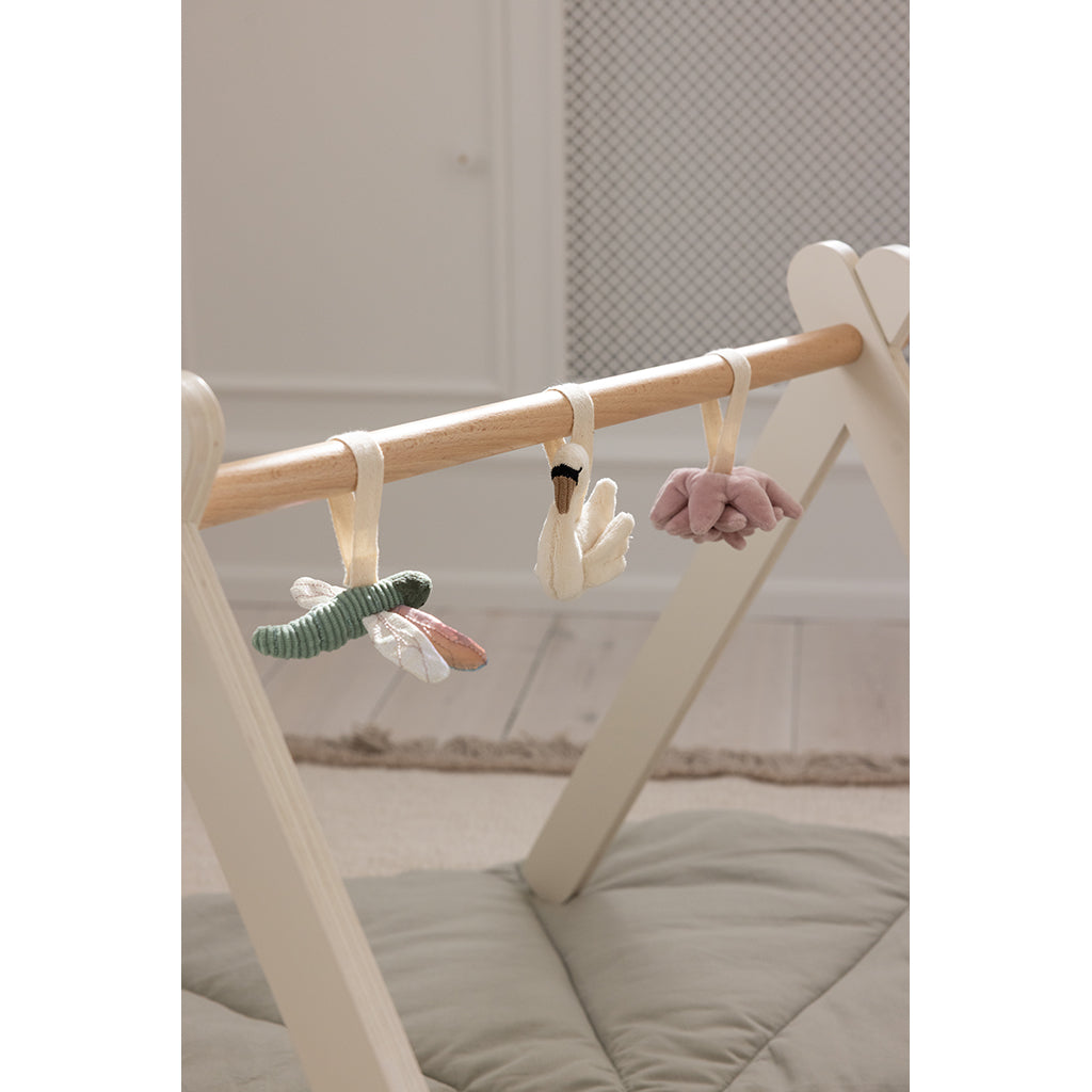 Sebra Activity Toys, Set of 3: Flower, Dragonfly, Swan