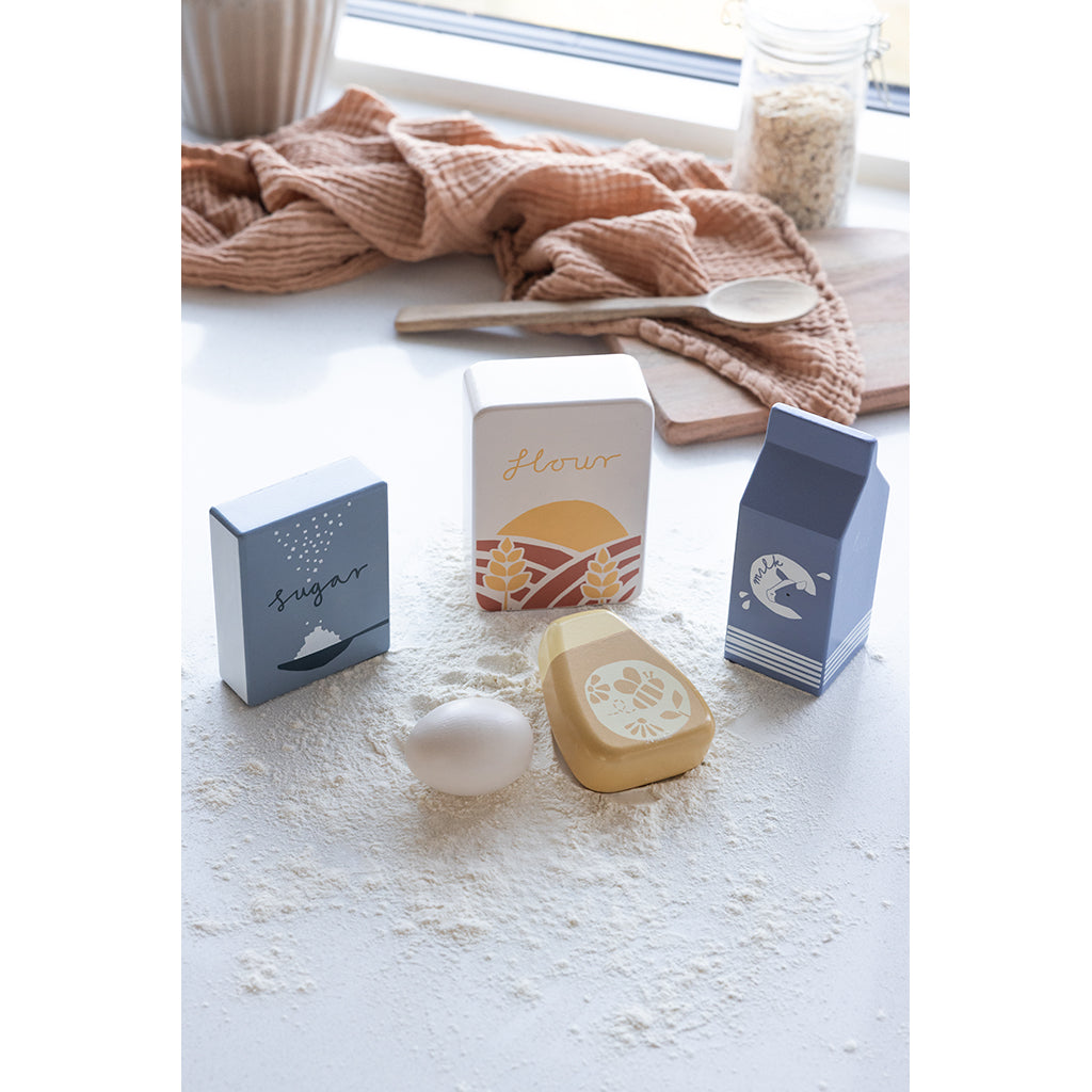 Sebra Wooden Play Food, Groceries