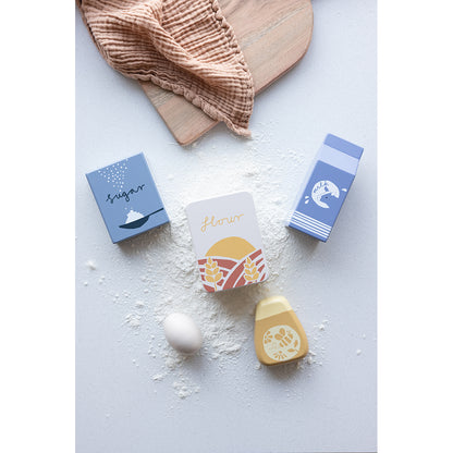 Sebra Wooden Play Food, Groceries