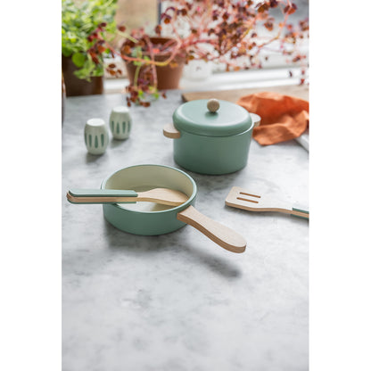 Sebra Wooden Kitchenware, Pot and Pan Set