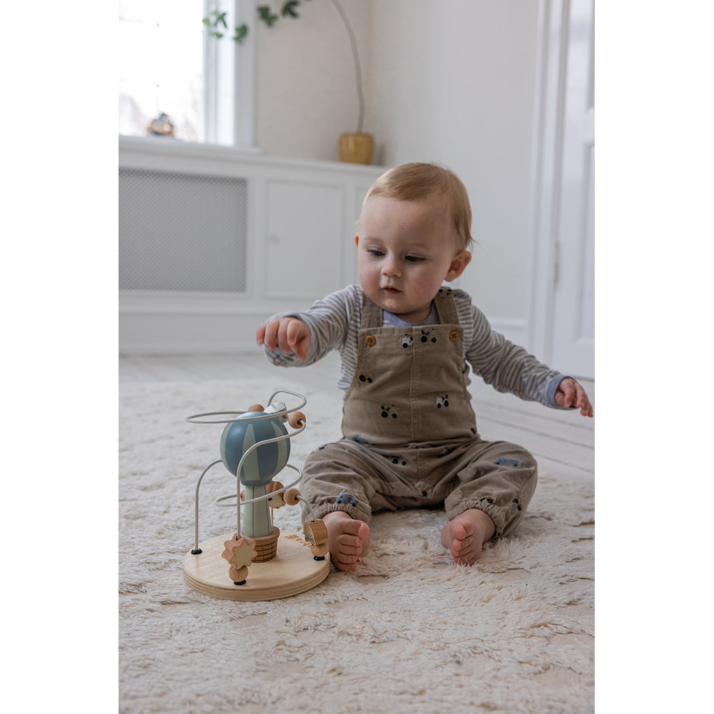 Sebra Marble Run with Wooden Beads, World of Sebra