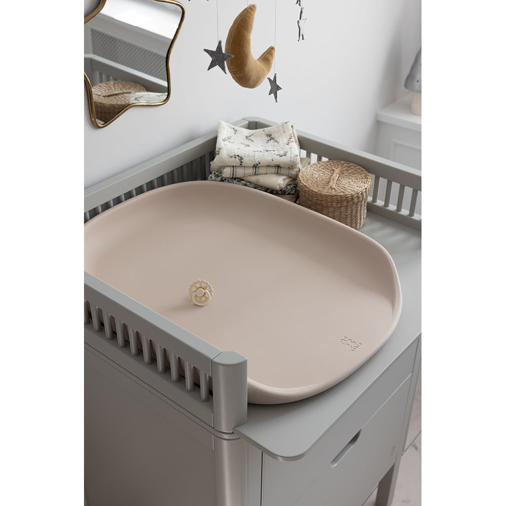 Sebra Changing Mat - Birchbark Rose