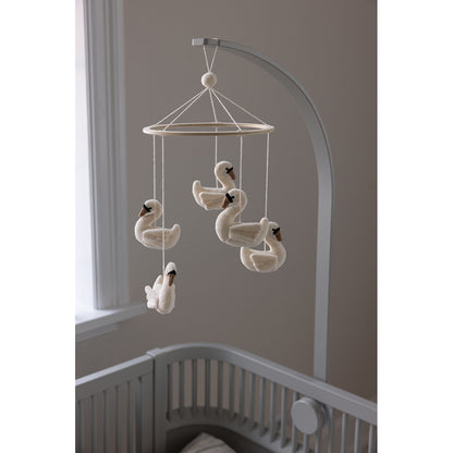 Sebra Swan Felt Mobile