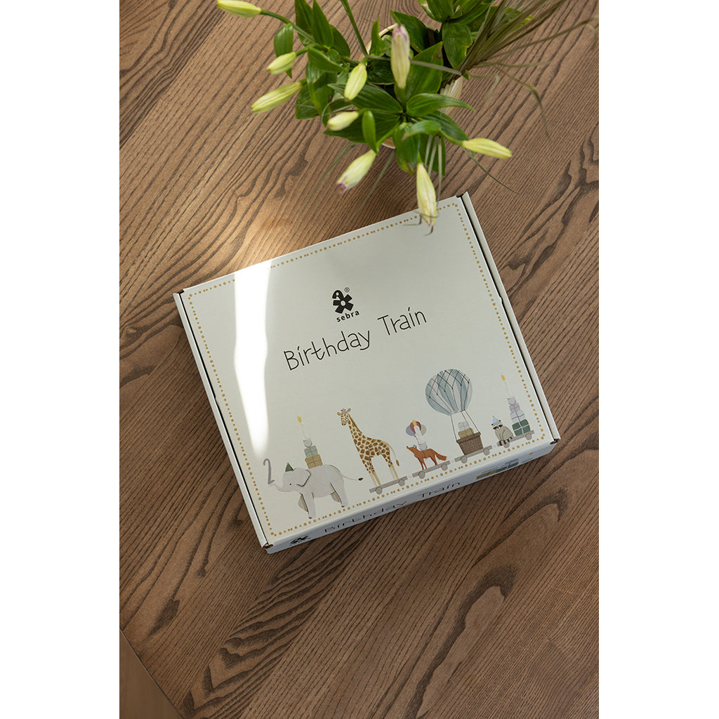 Sebra Wooden Birthday Train, World of Sebra