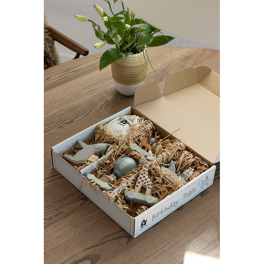 Sebra Wooden Birthday Train, World of Sebra