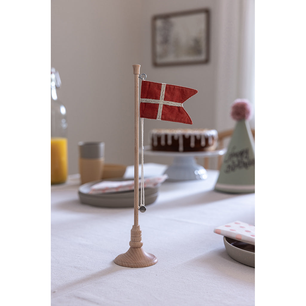 Sebra Birthday Table Flag, Wood