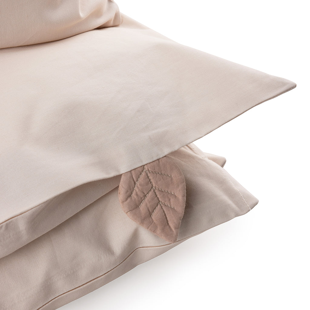 Sebra Baby Bedding, Organic - Birchbark Rose