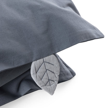 Sebra Baby Bedding, Organic - Forest Lake Blue