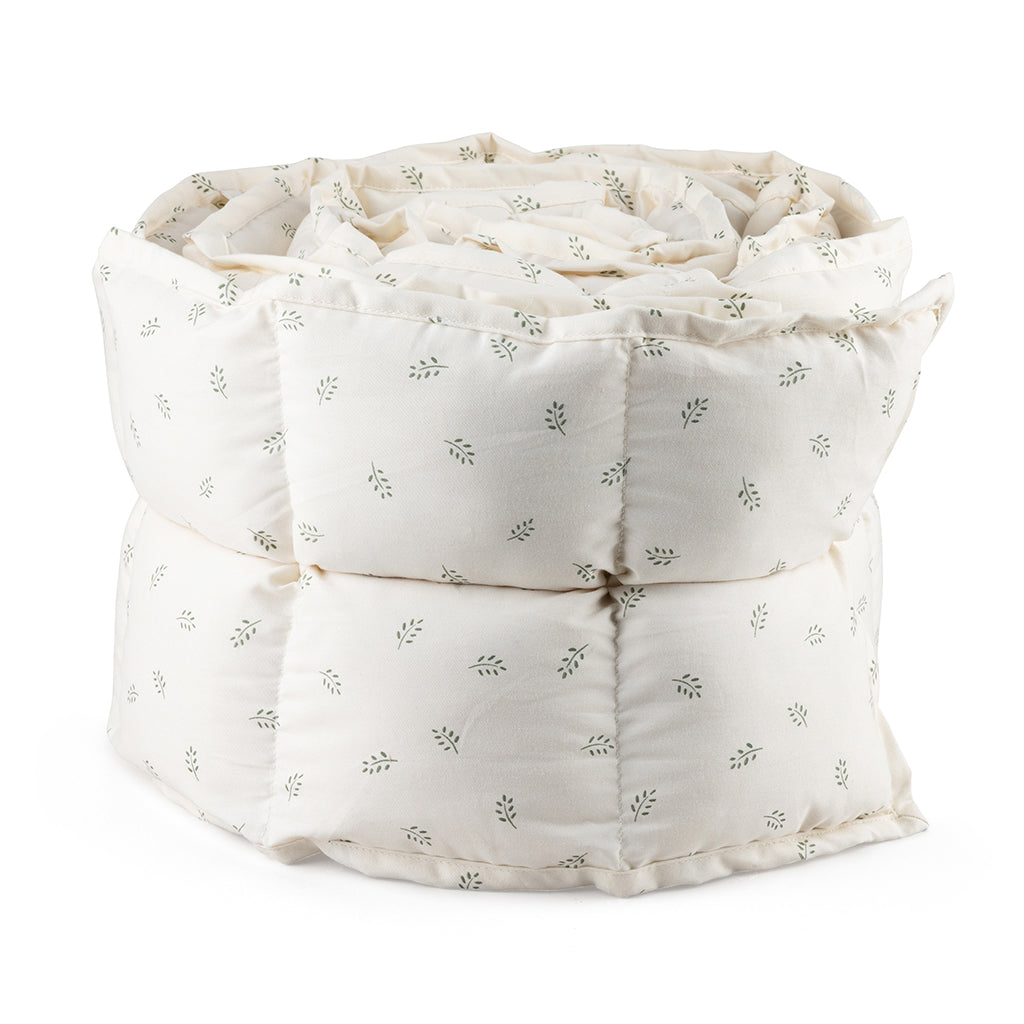 Sebra Bed Bumper, Kapok, Sophora Leaves - Beige