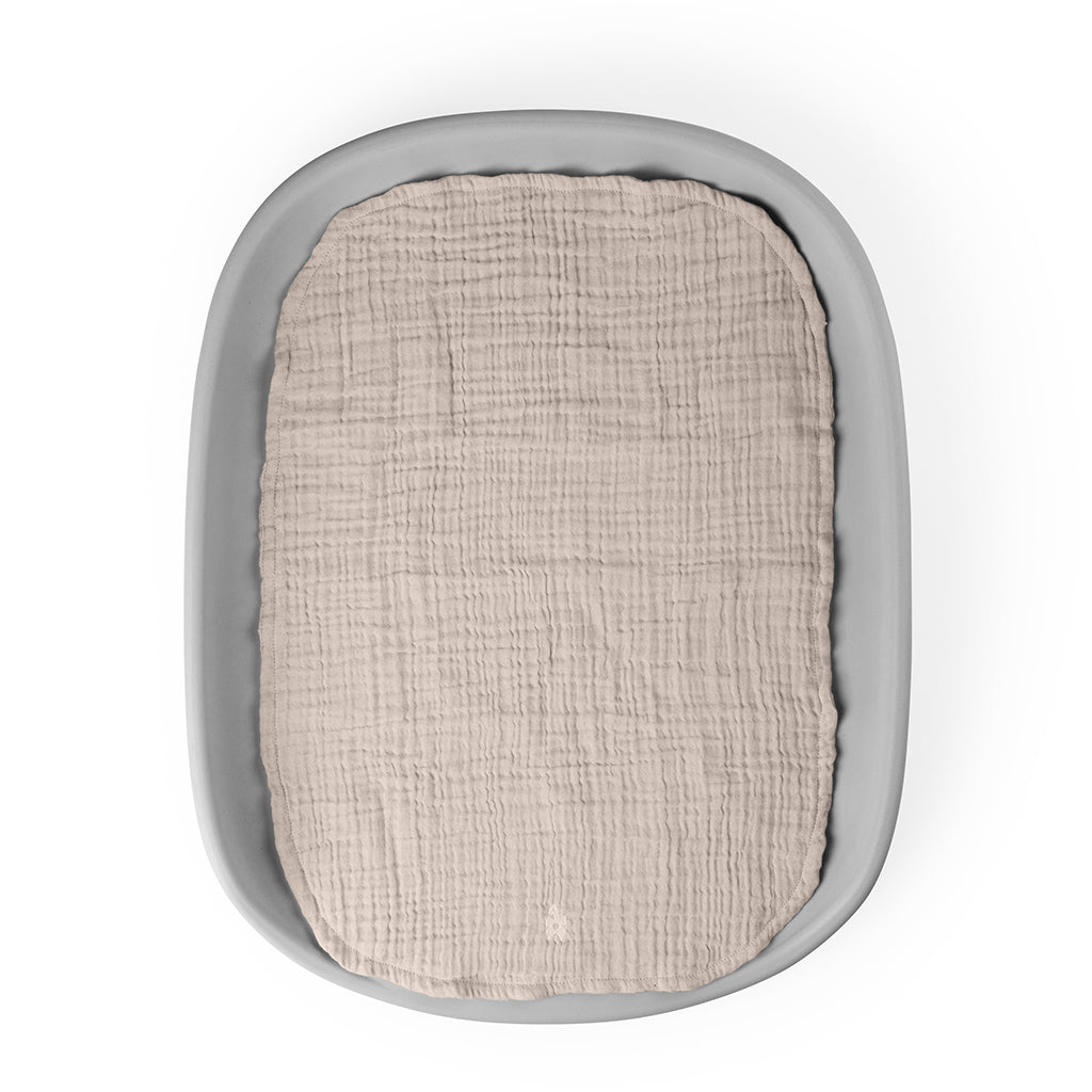 Sebra Changing Mat 6-Layer, Set of 2 - Muslin Beige