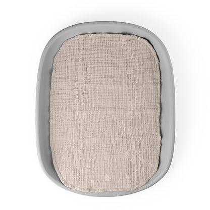 Sebra Changing Mat 6-Layer, Set of 2 - Muslin Beige